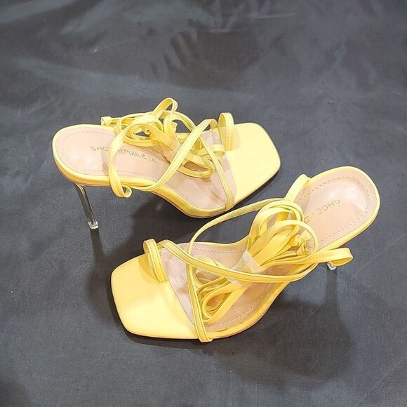 BRAND NEW SHOE REPUBLIC LA  LACE-UP HIGH HEEL SANDALS G1 - Picture 11 of 16